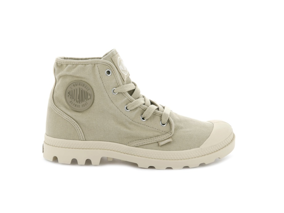 Womens Pampa Hi Sahara-ecru Palladium