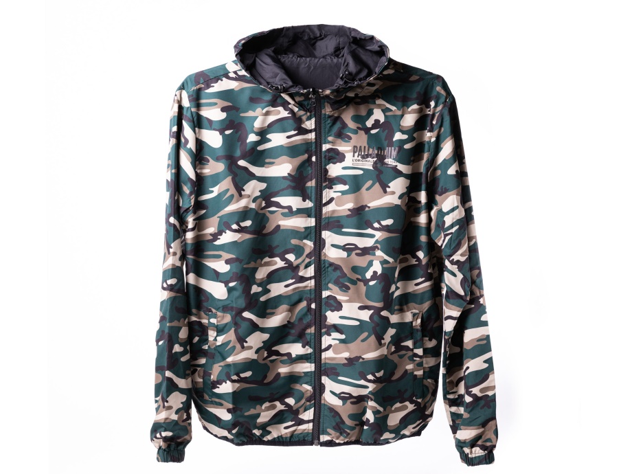 Chaqueta Reversible Palladium Camo Marrón Mayor Beluga Negro