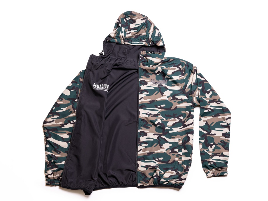 Chaqueta Reversible Palladium Camo Marrón Mayor Beluga Negro