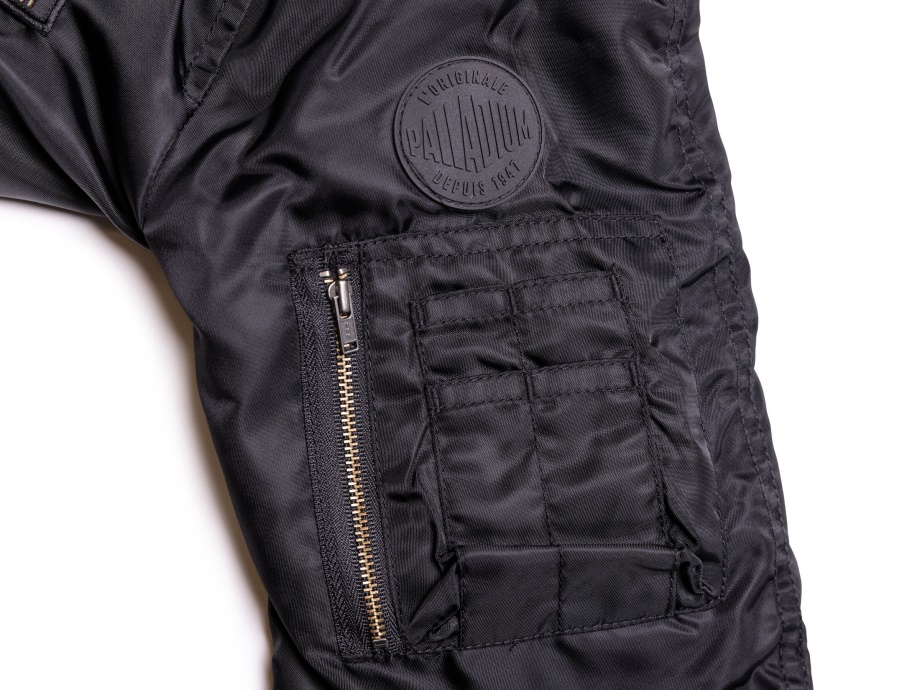 Chaqueta De Aviador Ciudad Palladium Hombre Negra