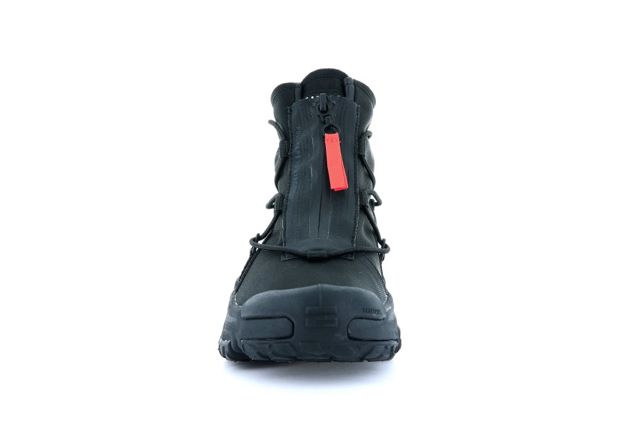 Paladio Fuera De La Red Hi Zip Impermeable Negro