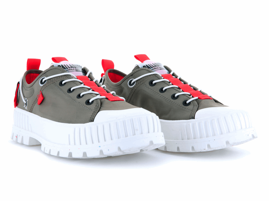 Palladium Pallashock Lo Boleto A La Tierra Verde Oscuro