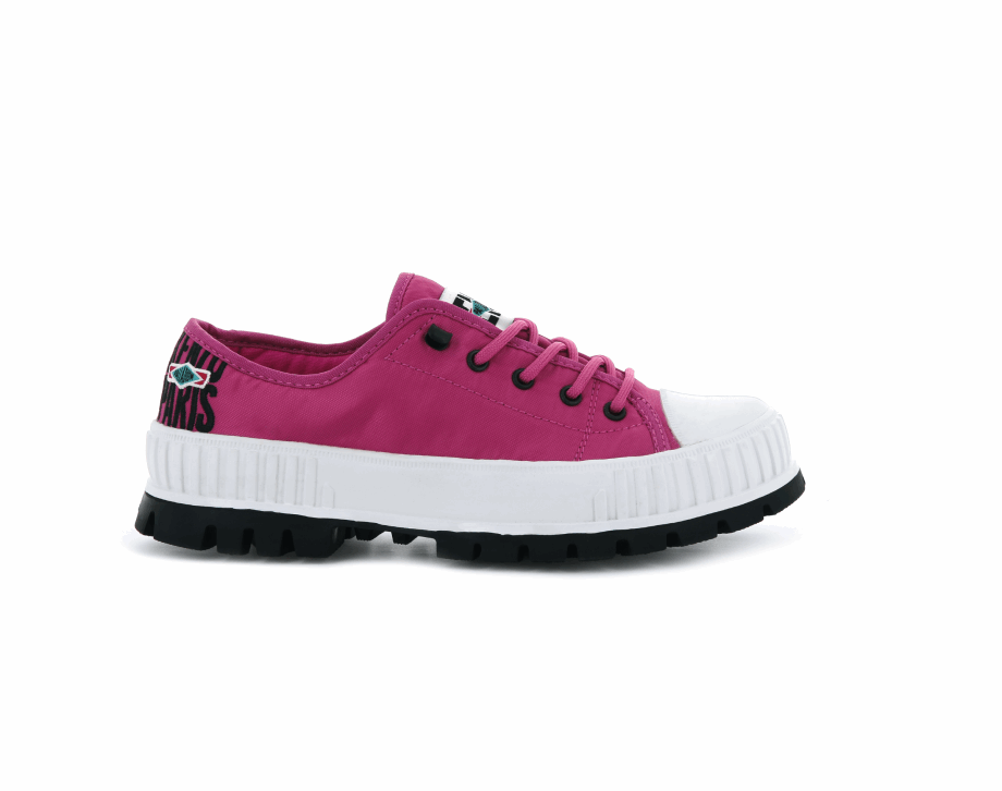 Palladium Pallashock Bajo De Kenzo Rosa