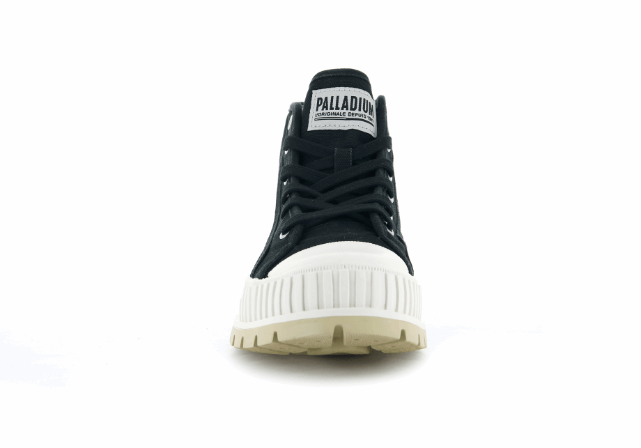 Palladium Pallashock Mid Y Negro Blanco