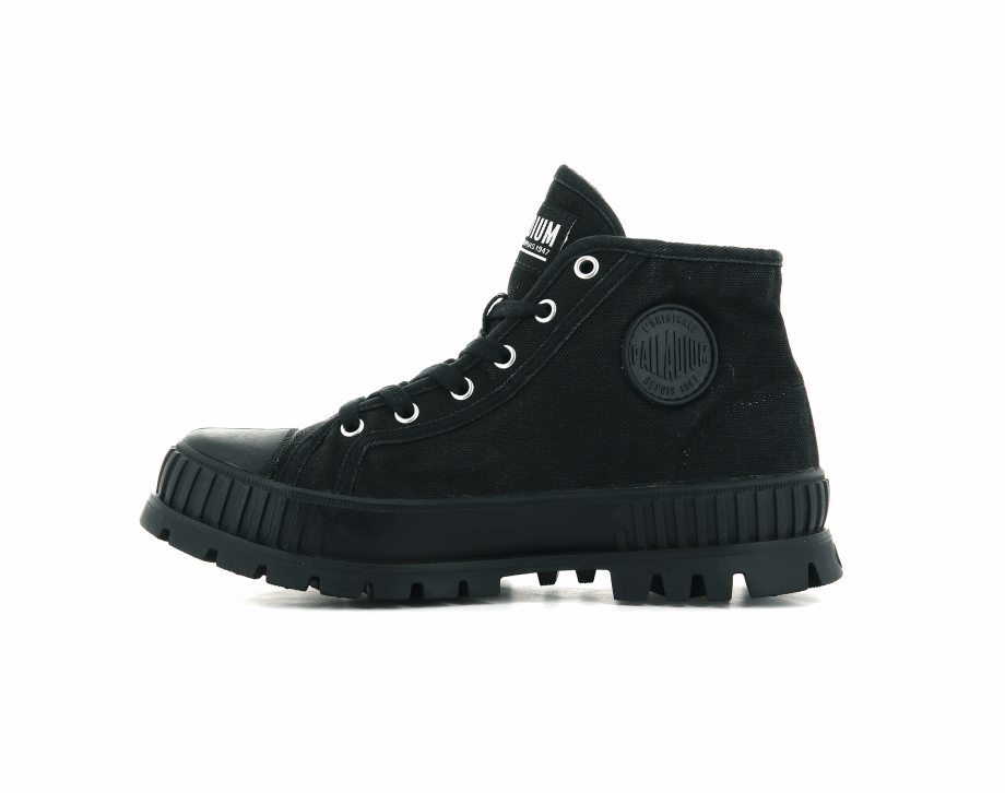 Palladium Pallashock Mid Y Negro
