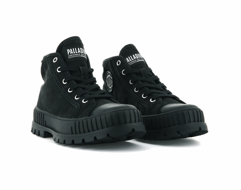 Palladium Pallashock Mid Y Negro