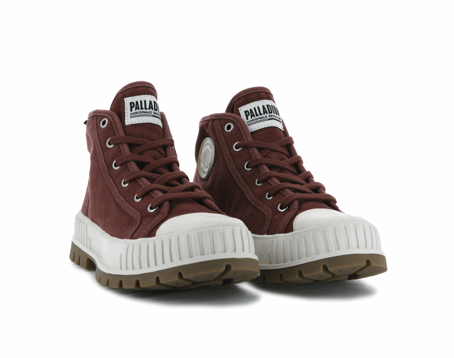 Palladium Pallashock Mid Y Ladrillo