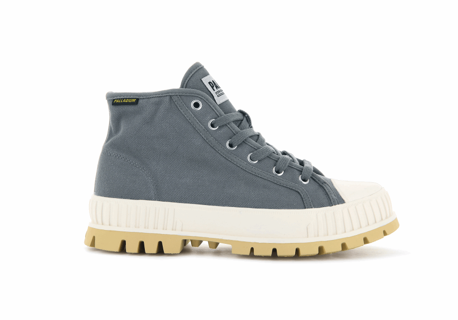 Palladium Pallashock Mid Og Gris Granito