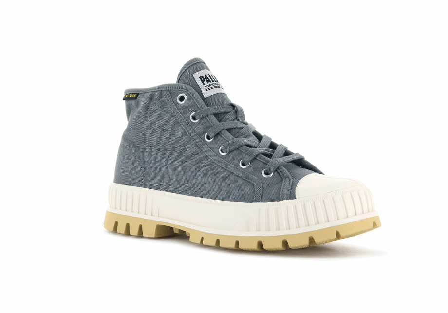 Palladium Pallashock Mid Og Gris Granito