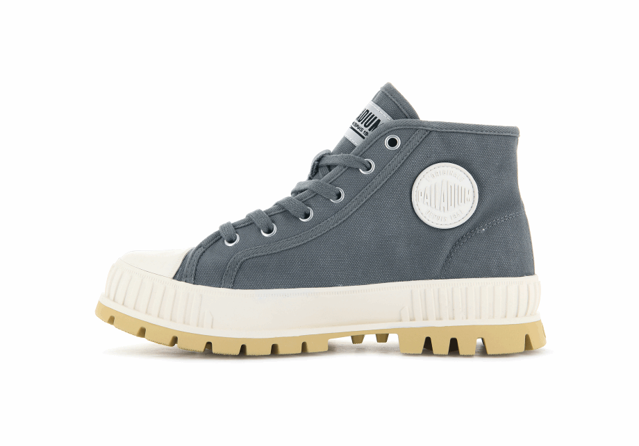 Palladium Pallashock Mid Og Gris Granito