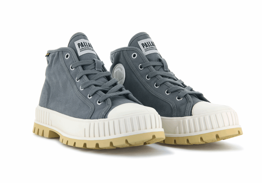 Palladium Pallashock Mid Og Gris Granito