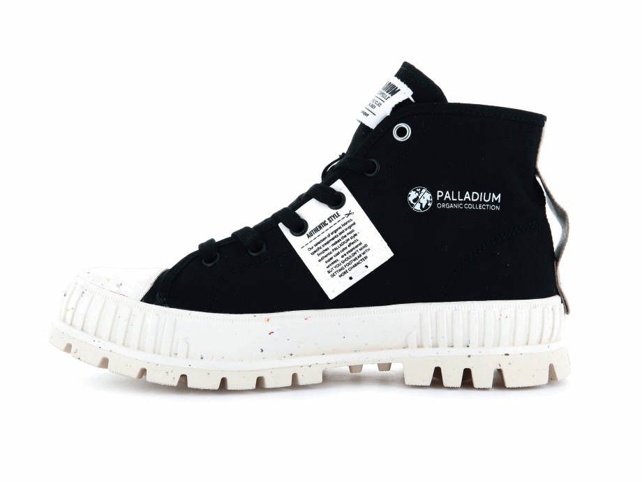 Palladium Pallashock Mid Orgánico Negro