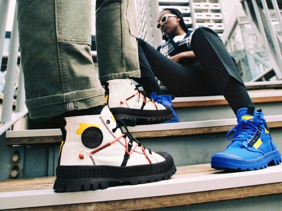 Palladium Pallashock Re-craft Estrella Blanca