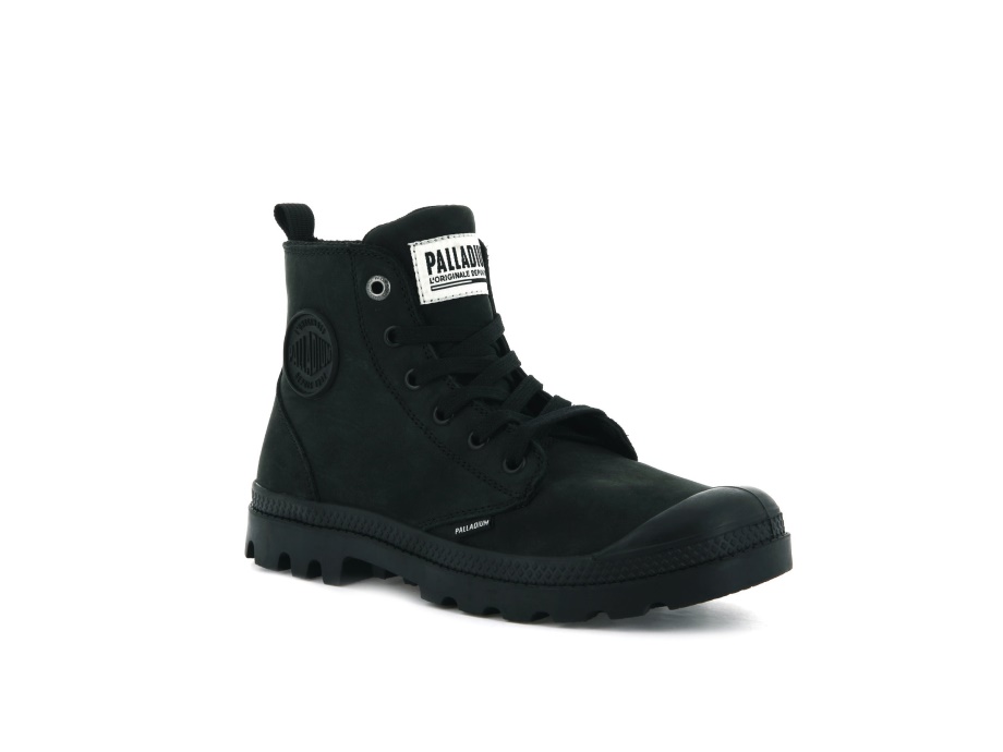 Palladium Pampa Hi Zip Nubuck Negro