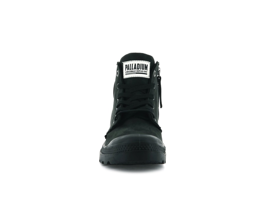 Palladium Pampa Hi Zip Nubuck Negro
