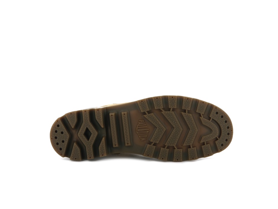 Palladium Pampa Hi Zip Wl ámbar Dorado