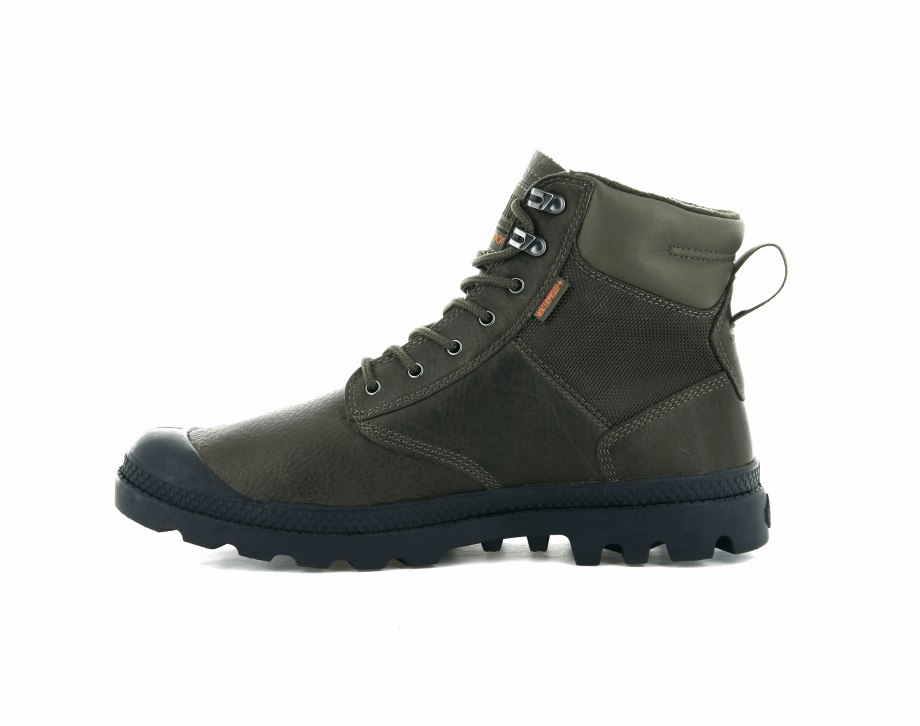 Palladium Pampa Shield Wp Lth Militar Oliva