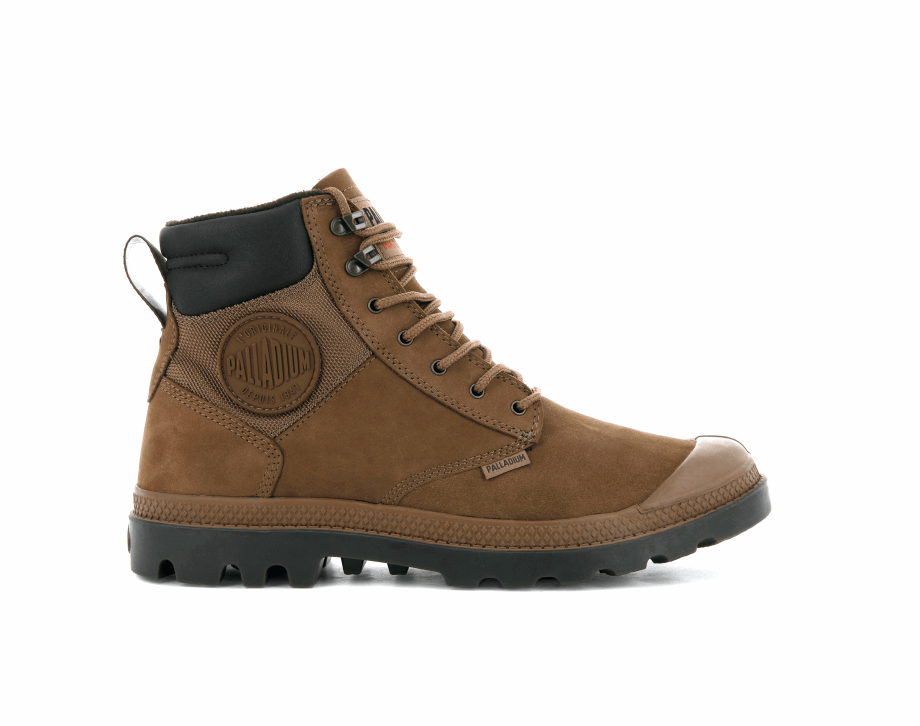 Palladium Pampa Shield Wp Lux Caoba