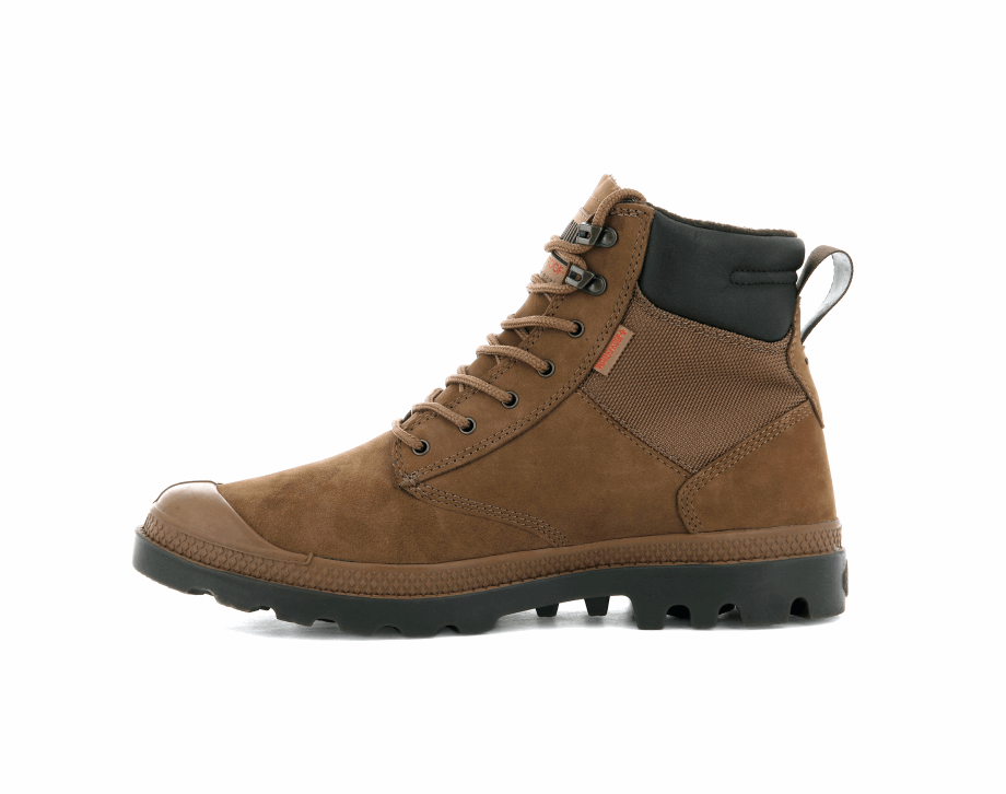 Palladium Pampa Shield Wp Lux Caoba
