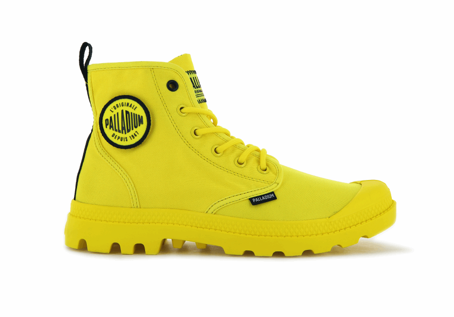Palladium Pampa Smiley Cambio Amarillo Resplandeciente