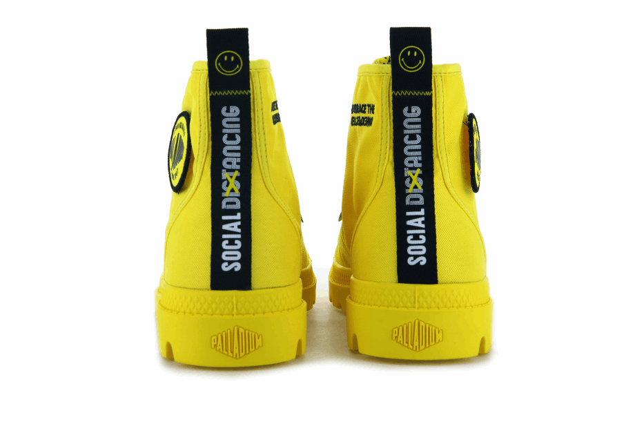 Palladium Pampa Smiley Cambio Amarillo Resplandeciente