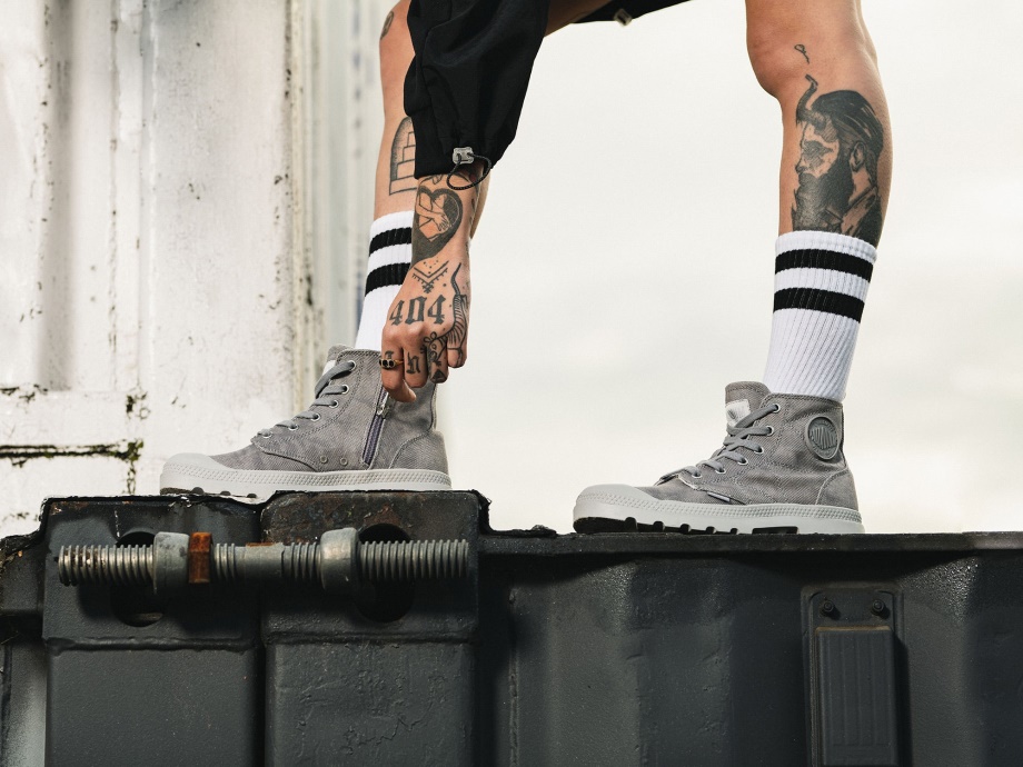 Paladio Pampa Zip Desertwash Gris Oscuro