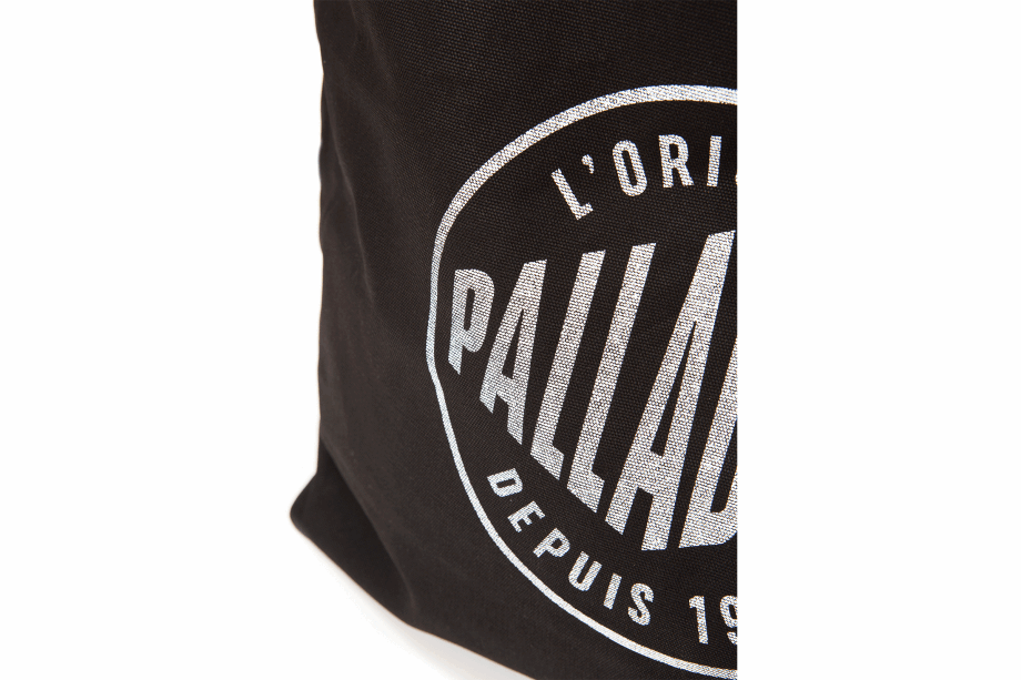 Bolso Shopper Paladio Con Logo Redondo Negro