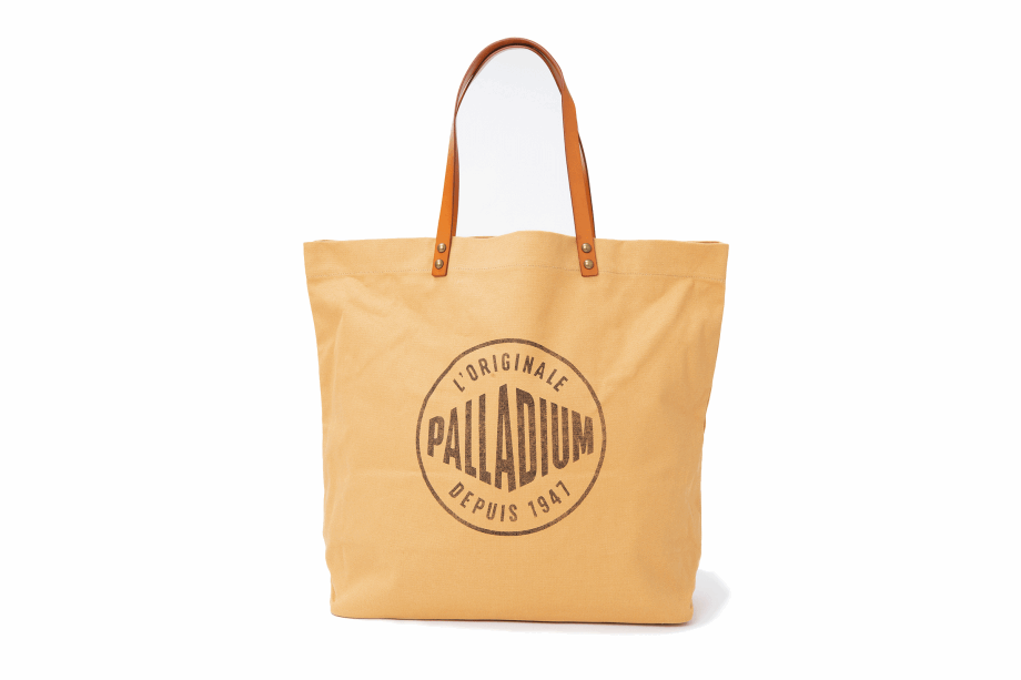 Bolso Shopper Paladio Con Logo Redondo Camel