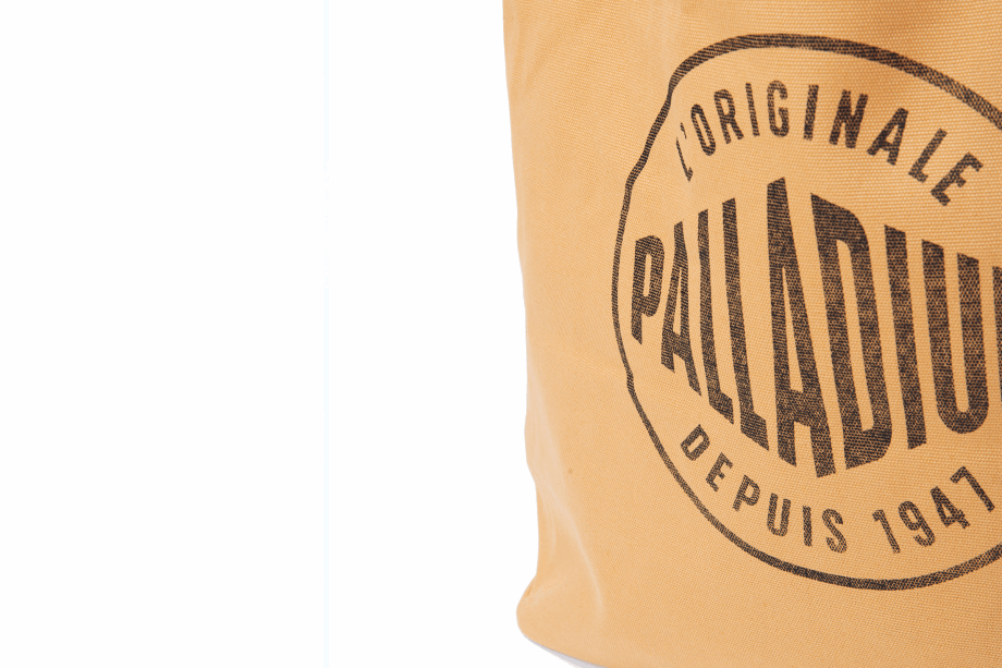 Bolso Shopper Paladio Con Logo Redondo Camel