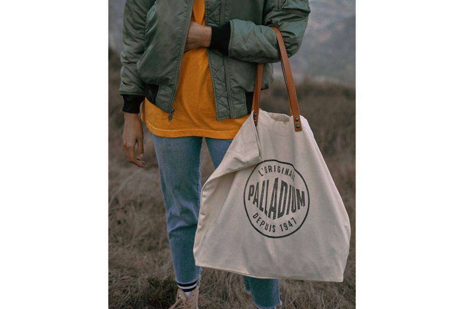 Tote Paladio Con Logo Redondo Marfil
