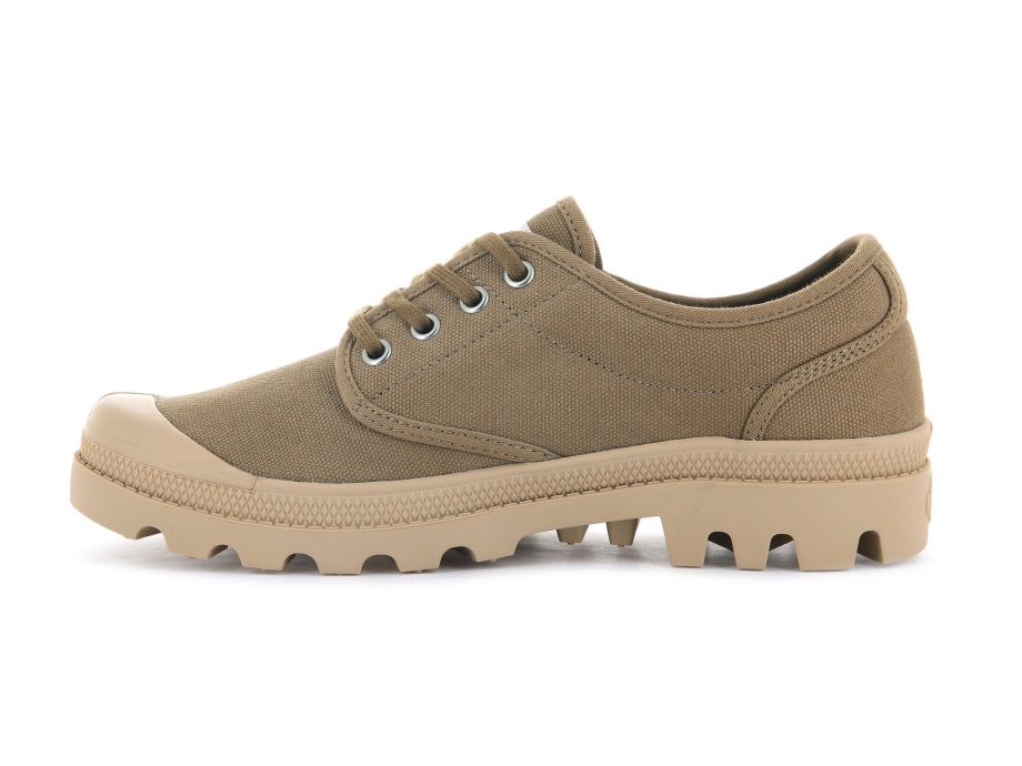 Palladium Mujer Pallabrousse Oxford Verde Oliva