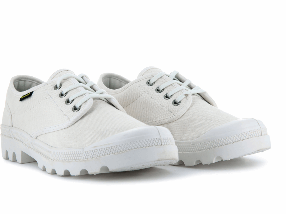Palladium Mujer Pallabrousse Oxford Estrella Blanco