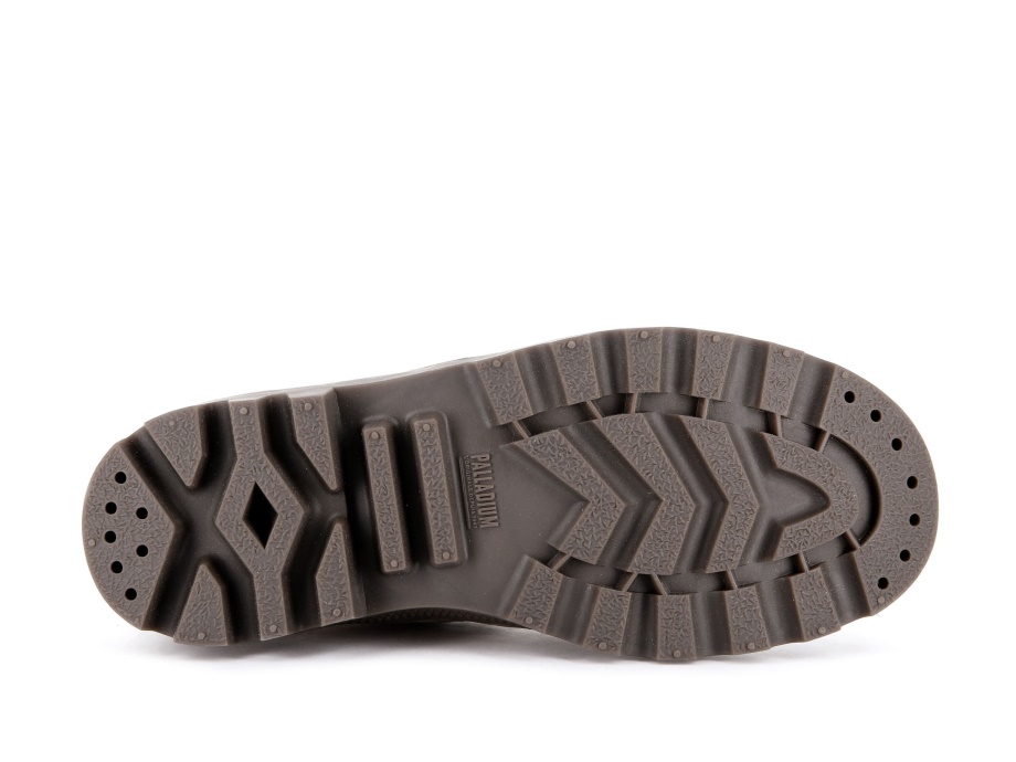 Palladium Pallabrousse Hi Impermeable Hueso Marrón