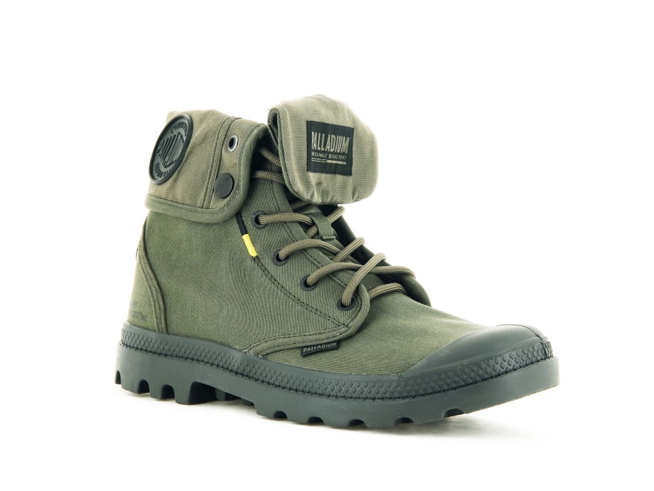 Palladium Pampa Baggy Suministro Oliva Noche