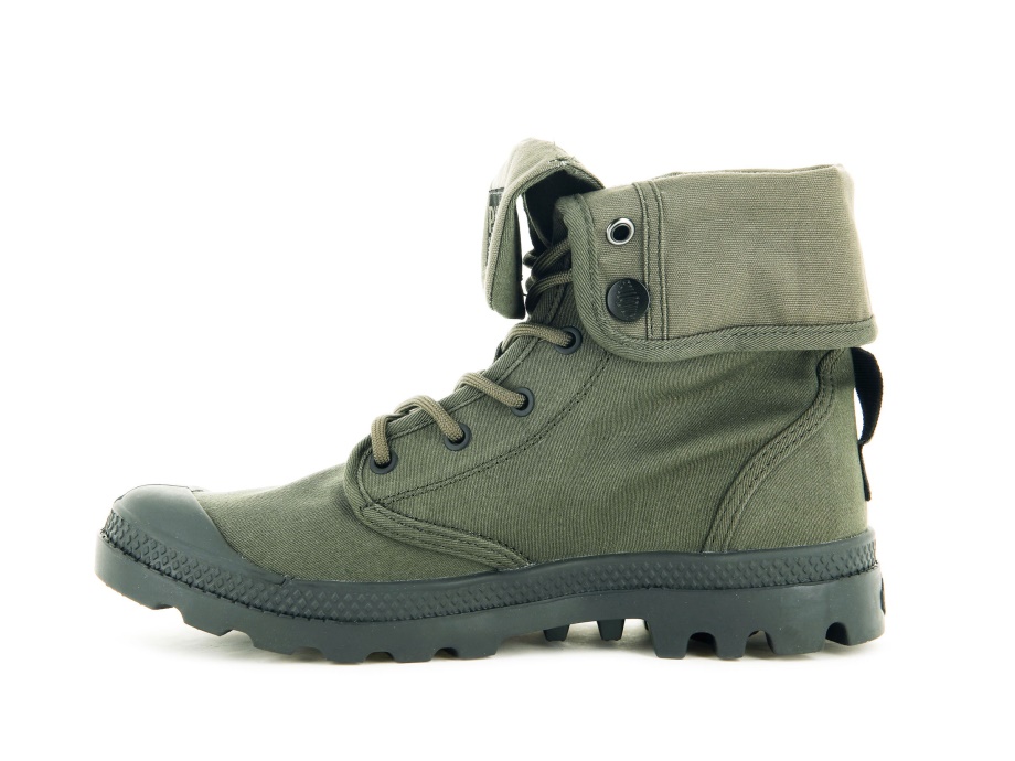 Palladium Pampa Baggy Suministro Oliva Noche