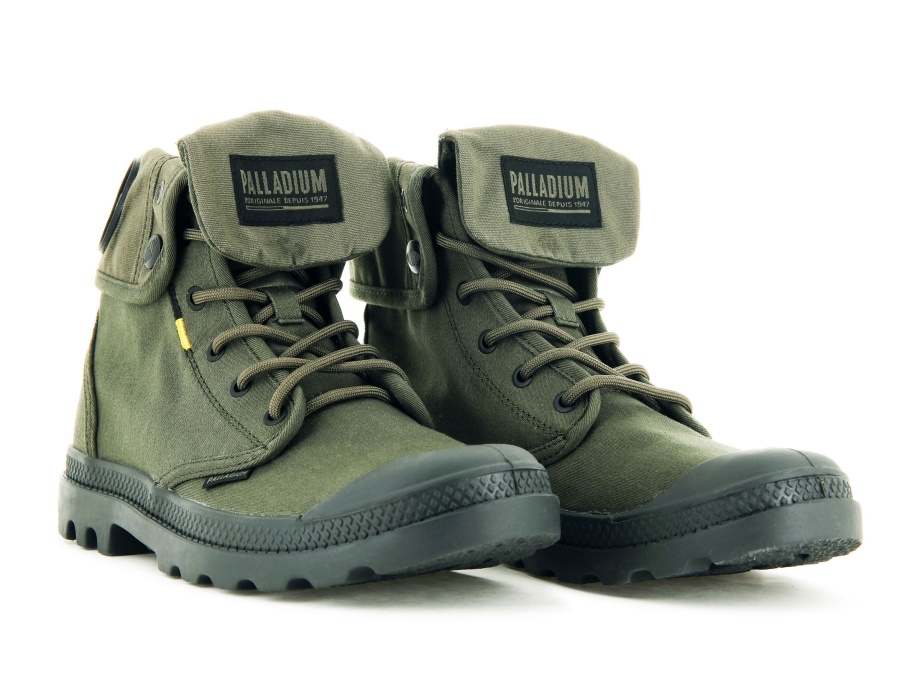 Palladium Pampa Baggy Suministro Oliva Noche