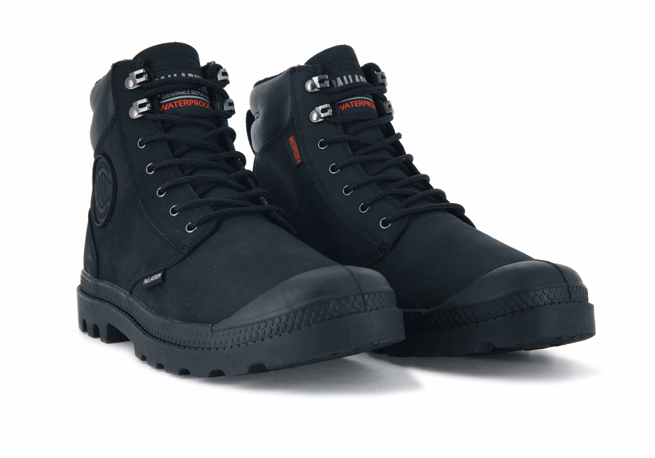 Palladium Pampa Shield Wp Lux Negro